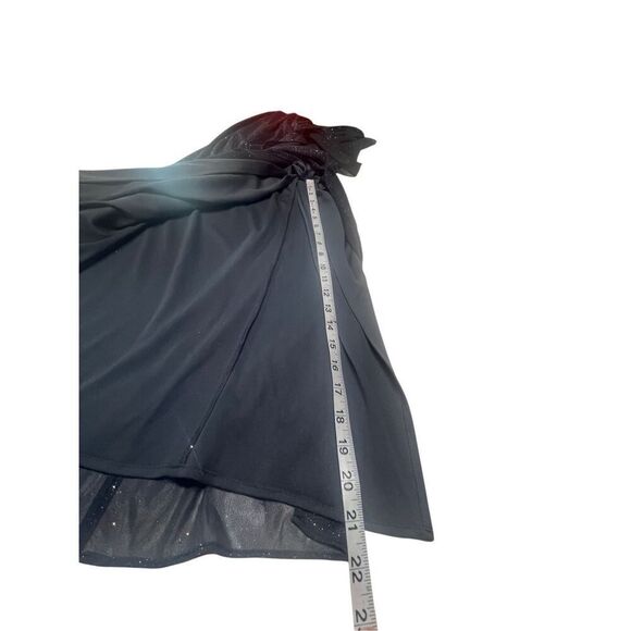 Alex Evenings Sleeveless Maxi Gown Grey/Silver Sz 4P - Picture 8 of 8